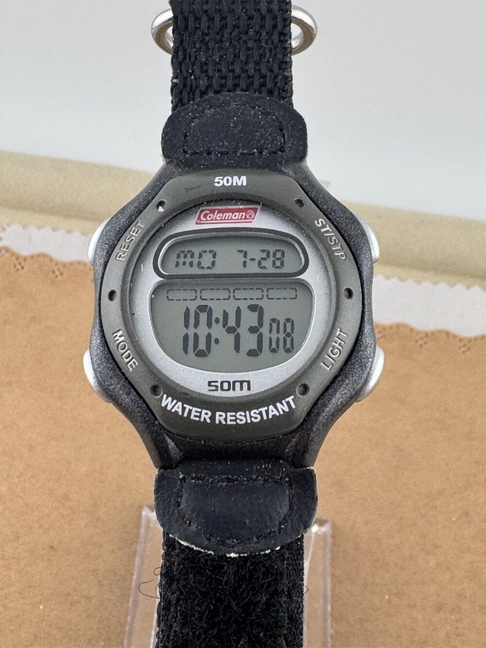 Vintage Colman Digital Watch with 12/24 Time, with Working Light - Picture 1 of 7